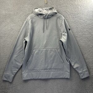 Under‎ Armour Loose Fit Hoodie Sweatshirt Gray Athletic Athleisure Men's Large